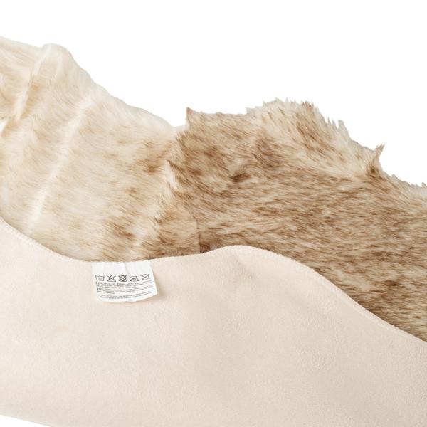 2er-Set Dekoteppich beige: 60x90cm, weiches Kunstfell - flauschiger Teppich, Bettvorleger & Deko – Edle Gemütlichkeit für Ihr Zuhause