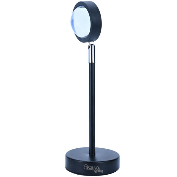 LED Sonnenuntergang Projektionslicht – 180° schwenkbar, Aluminiumgehäuse – stimmungsvolle Beleuchtung für Deko, Fotos & Ambiente – modern & langlebig