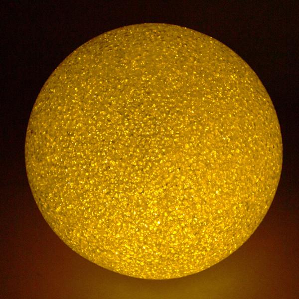 3er-Set LED Leuchtkugeln Weihnachtskugel - warmweisses Licht für festliche Stimmung & gemütliches Ambiente - Ø 18 cm - batteriebetriebene Weihnachtsdeko