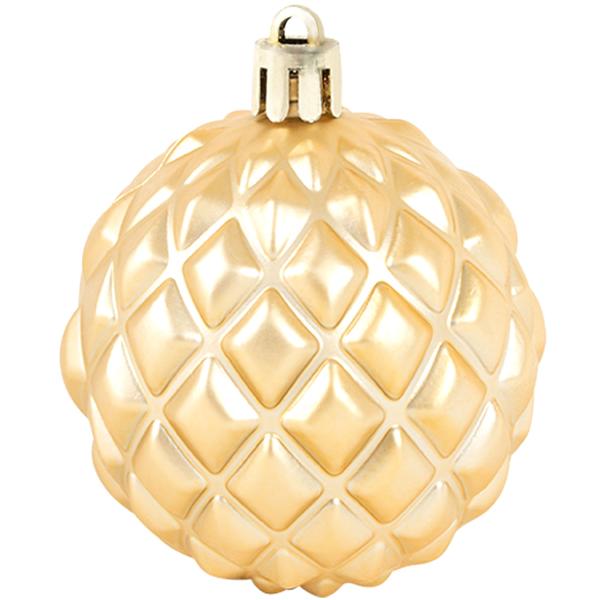 Weihnachtskugeln 35 Stk. - Ø 6 cm Rosé/Gold/Champagner - Festliche Christbaumkugeln für Adventszeit & Feiertage - 5 Designs - Edle Pastelltöne