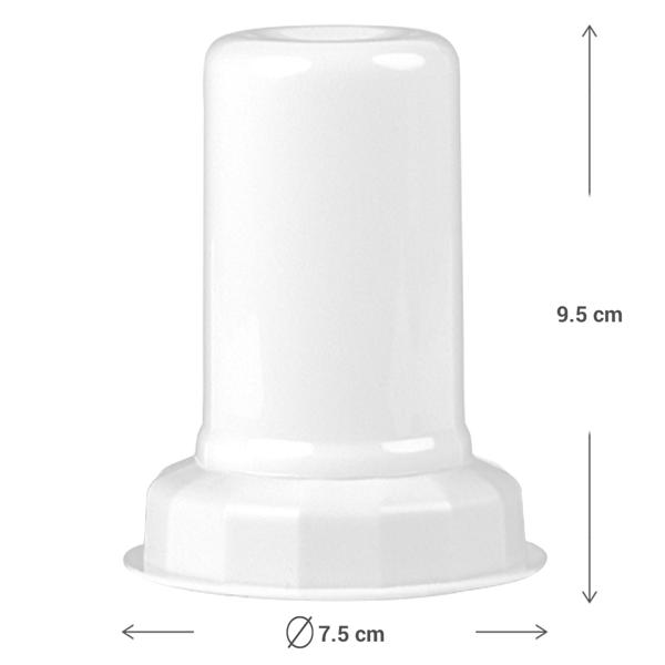 LED-Flammenleuchte als sicherer Kerzenersatz – Warm-weisses Licht, Ø 7,5x9,5cm – Ideal für Adventsstimmung, Laternen & Windlichter – Batteriebetrieben