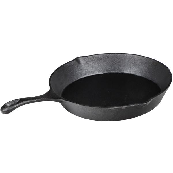 Hochwertiges Gusseisen-Grill-Set, 6-teilig + Holzkiste