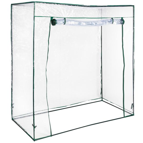 Folien-Gewächshaus, 170 x 170 x 80 cm, Stecksystem – Einfacher Aufbau, praktisches Gewächshaus für Garten & Balkon