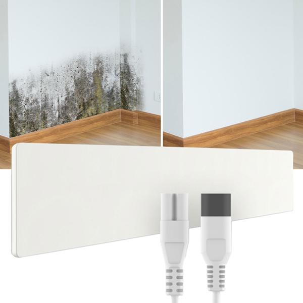 Effektives Schimmel Dry Set mit Basiselement & Erweiterungsmodul – Schimmelentferner, weiss mit innovativer Keramik-Wärmeplatte für trockene Wände