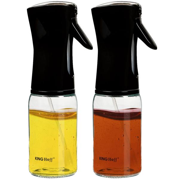 2er-Set Praktische Sprühflasche für Öl & Essig – 190 ml, fein dosierbar, wiederbefüllbar, modernes Design, ideal für Kochen, Grillen & Salate