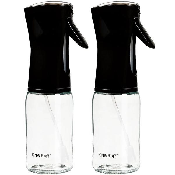 2er-Set Praktische Sprühflasche für Öl & Essig – 190 ml, fein dosierbar, wiederbefüllbar, modernes Design, ideal für Kochen, Grillen & Salate