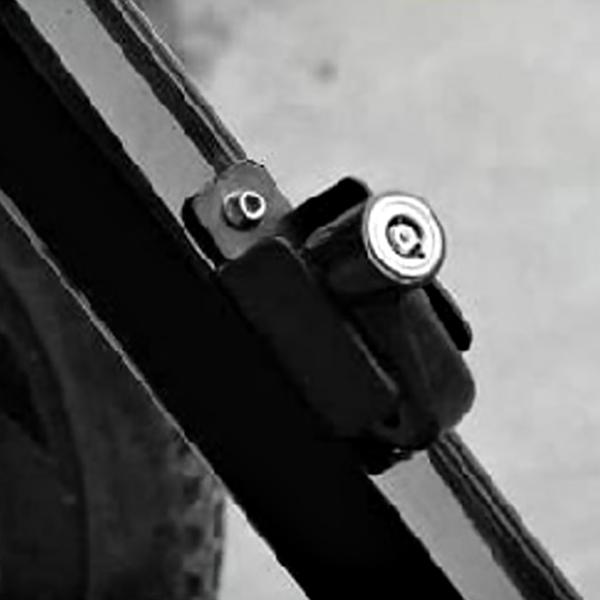 Bremsscheibenschloss inkl. Halterung - Diebstahlsicherung für Motorrad, Fahrrad, E-Bike, Mofa - gehärteter Stahl, wetterfest, 5.5mm Sicherungsstift