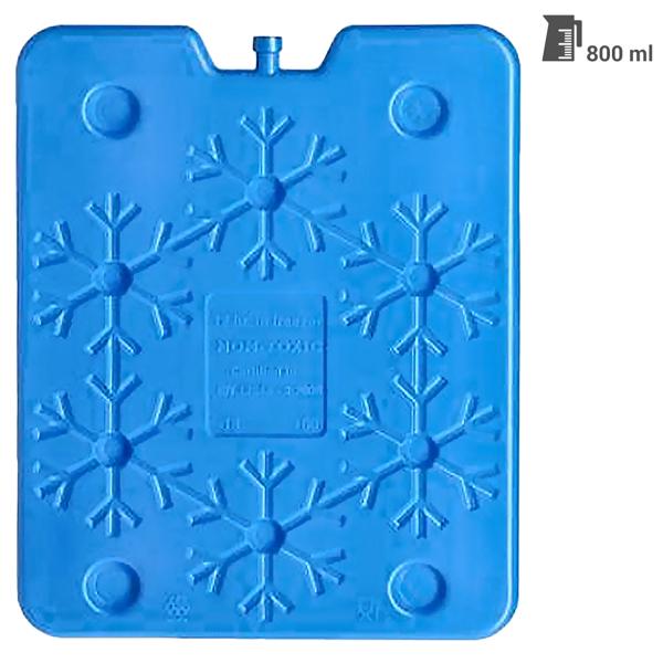 XXL Kühlakku 800ml - Hält Lebensmittel & Getränke bis 12h frisch - Wiederverwendbar - HDPE Material - 25,5x32,5x1,5cm - Kühlbox/Kühltasche geeignet