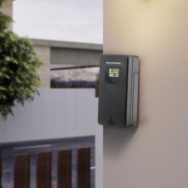 WLAN-Wetterstation mit Aussensensor – Digitale Wetterstation mit App & 5-Tage-Prognose, Thermometer, Hygrometer & Barometer