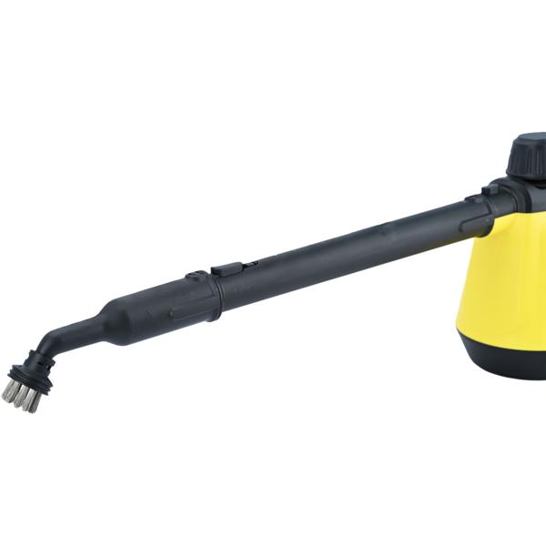 Premium Dampfreiniger, mobil, 3,5 bar Druck, 16 Zubehörteile-Aufsätze, kraftvolle 1.200W, gegen Fett u. Schmutz in Küche, Bad, Möbeln, Polstern, Auto