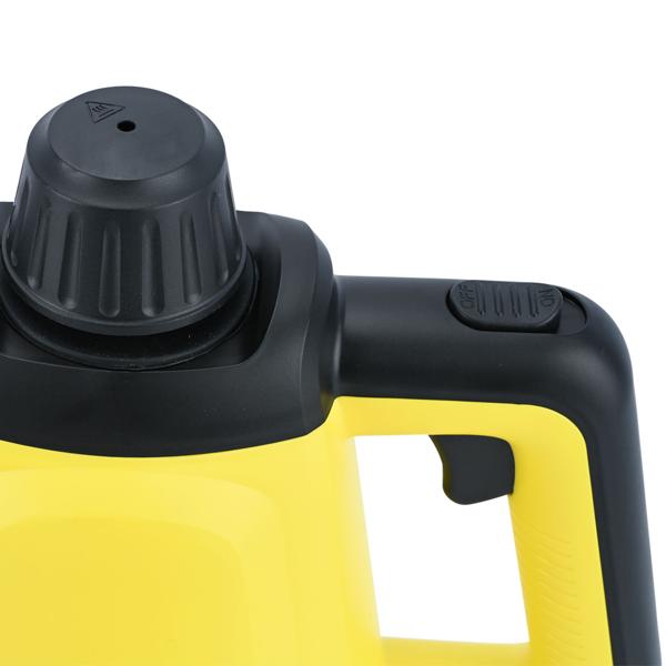 Premium Dampfreiniger, mobil, 3,5 bar Druck, 16 Zubehörteile-Aufsätze, kraftvolle 1.200W, gegen Fett u. Schmutz in Küche, Bad, Möbeln, Polstern, Auto