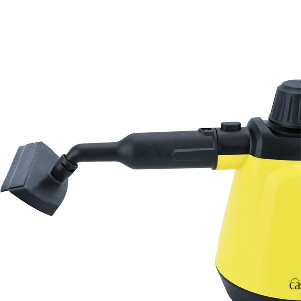 Premium Dampfreiniger, mobil, 3,5 bar Druck, 16 Zubehörteile-Aufsätze, kraftvolle 1.200W, gegen Fett u. Schmutz in Küche, Bad, Möbeln, Polstern, Auto