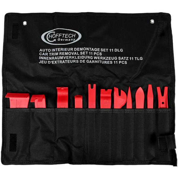 Zierleistenkeile-Set 11-teilig - Müheloses Entfernen von Zierleisten, Gummidichtungen & Türverkleidungen im Auto - Aus hochwertigem Kunststoff - Schont Material