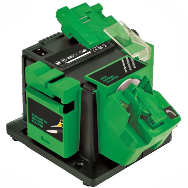 Professioneller Multifunktions-Schärfer (96W): Universal Schärfstation für Messer, Scheren, Bohrer & Meissel. 1350 U/min