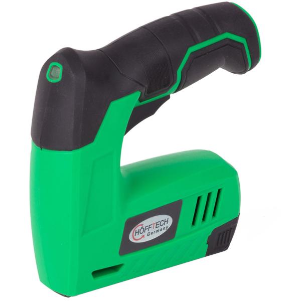 Akku-Tacker 1300 mAh - Ideal für Polstermöbel Reparaturen & DIY - Inkl. 1000 Heftklammern & 1000 Nägel (10mm) - Metalltacker 4V Batterie