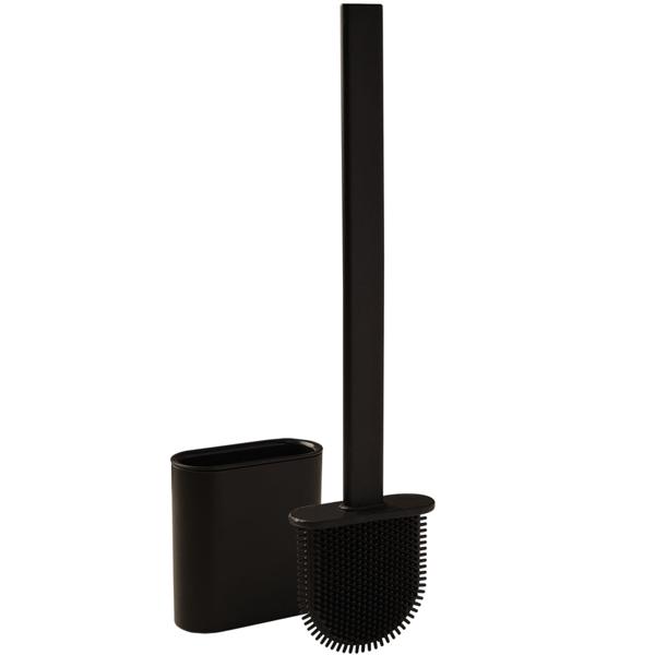 WC-Bürste (2er-Set) mit Silikonborsten & Halter – Toilettenbürste zum Aufstellen oder zur Wandmontage – Effizient & hygienisch