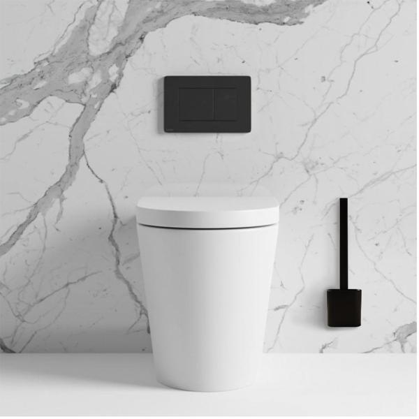 WC-Bürste (2er-Set) mit Silikonborsten & Halter – Toilettenbürste zum Aufstellen oder zur Wandmontage – Effizient & hygienisch