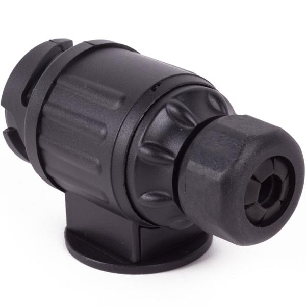 Anhänger Stecker 13-polig - Robuste Kunststoff-Verbindung für Fahrzeug & Wohnwagen - Sichere 12V Lichtsignalübertragung - Einfache Montage PKW/KFZ