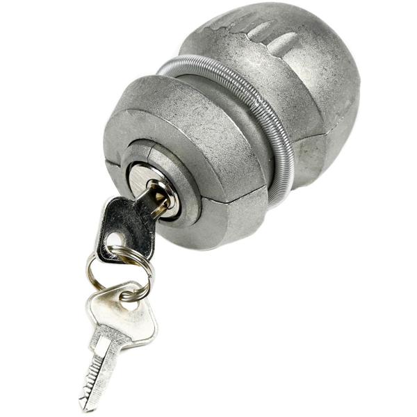 Robuste Kupplungssicherung Kugel: Hochwertiges Anhängerschloss für zuverlässigen Diebstahlschutz. Sichert Anhänger & Wohnwagen effektiv