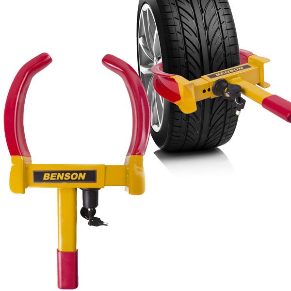 Robuste Auto-Radkralle für PKW, Wohnwagen, Anhänger: Wegfahrsperre für Reifen bis 28cm – zuverlässiger Diebstahlschutz für alle Fahrzeuge