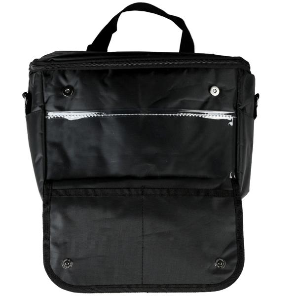 Vielseitiger Autositz-Organizer mit integrierter Kühltasche, schwarz – Rücksitz Organizer für Ordnung & Frische auf jeder Fahrt