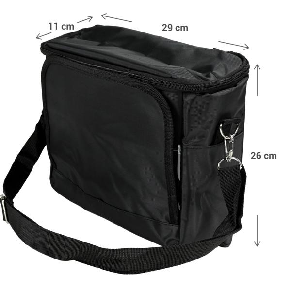 Vielseitiger Autositz-Organizer mit integrierter Kühltasche, schwarz – Rücksitz Organizer für Ordnung & Frische auf jeder Fahrt