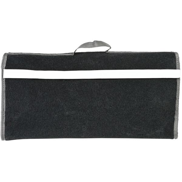 Kofferraum-Organizer 55x23x15 cm - Robuste Aufbewahrungstasche mit Klettband-Fixierung - Schützt Lack & kaschiert Wertsachen - Für Werkzeug & Campingzubehör
