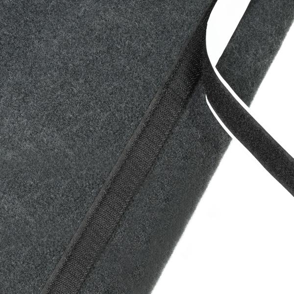 Kofferraum-Organizer 55x23x15 cm - Robuste Aufbewahrungstasche mit Klettband-Fixierung - Schützt Lack & kaschiert Wertsachen - Für Werkzeug & Campingzubehör