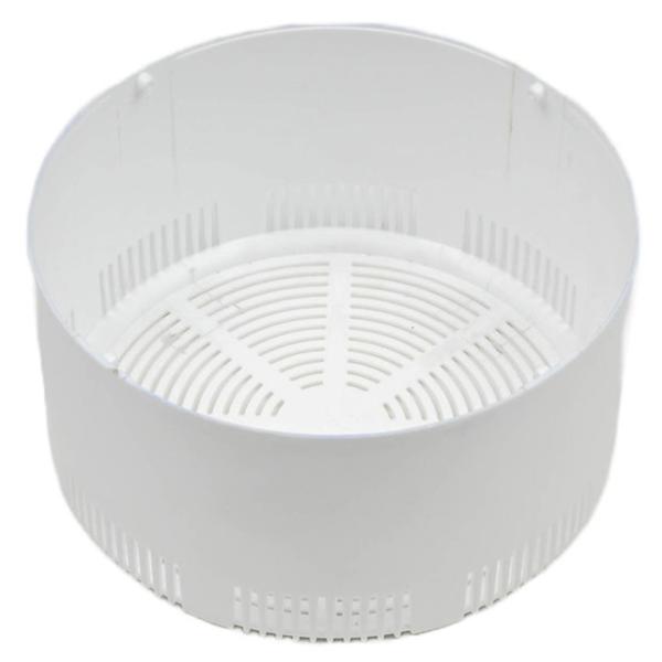 Leistungsstarker Insektenvernichter mit Saugfunktion & UV-Licht, Ø 12,4 x 22 cm, geräuscharm & effektiv gegen Mücken, Fliegen & Insekten, weiss