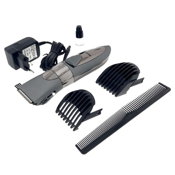 Haar- & Bartschneider Akkubetrieb - Wasserdicht IPX7, 60 Min. Laufzeit - Edelstahlklinge, 2 Teleskop-Aufsätze - Für Präzisionsschnitte