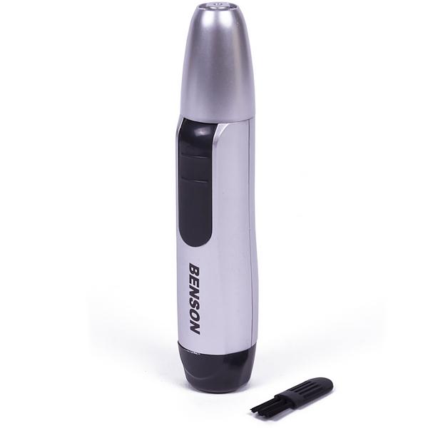 Nasen- & Augenbrauentrimmer - Präzise Haarentfernung für Nase, Ohren, Augenbrauen - Kabelloser Batteriebetrieb - Inkl. Schutzkappe & Reinigungsbürste