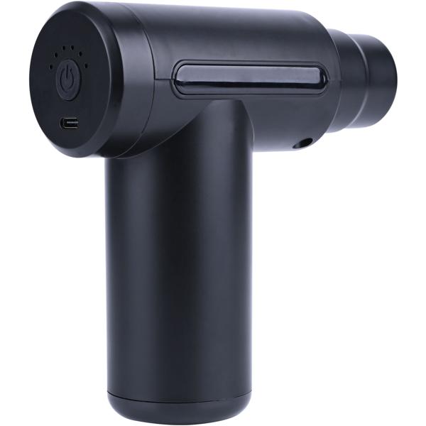 Kompakte Hand-Massagepistole, Massage Gun mit Akku u. 4 Aufsätzen, USB-C, 25 W, Massagegerät für eine entspannte Muskulatur