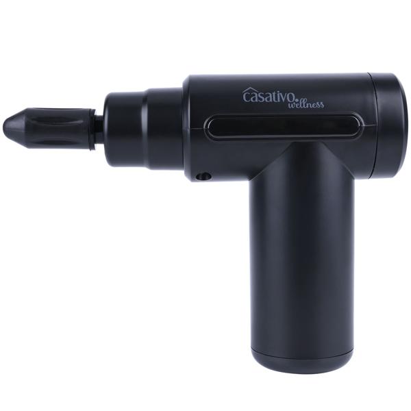 Kompakte Hand-Massagepistole, Massage Gun mit Akku u. 4 Aufsätzen, USB-C, 25 W, Massagegerät für eine entspannte Muskulatur