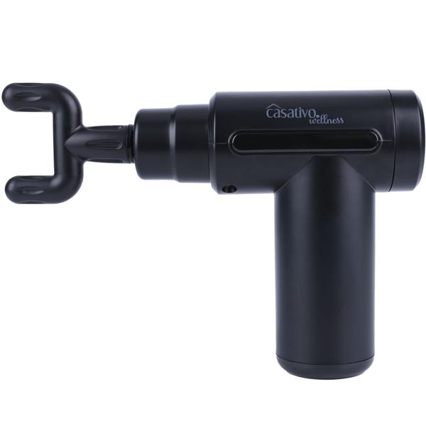 Kompakte Hand-Massagepistole, Massage Gun mit Akku u. 4 Aufsätzen, USB-C, 25 W, Massagegerät für eine entspannte Muskulatur