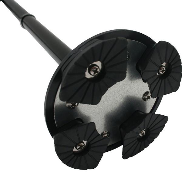 Gehstock mit LED-Lampe - Faltbar, höhenverstellbar 85-95 cm - 360° rutschfester Fuss bis 115 kg - Ergonomischer Griff für sicheres Gehen im Dunkeln