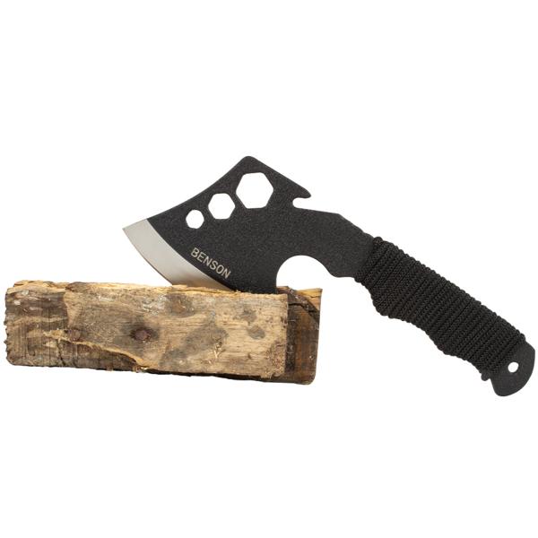 Multifunktions-Handbeil, 23,5 cm, mit Holster und Gürtelhalterung, Paracord Griffwicklung, Camping, Wandern, Survival, Axt