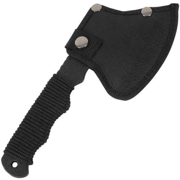 Multifunktions-Handbeil, 23,5 cm, mit Holster und Gürtelhalterung, Paracord Griffwicklung, Camping, Wandern, Survival, Axt