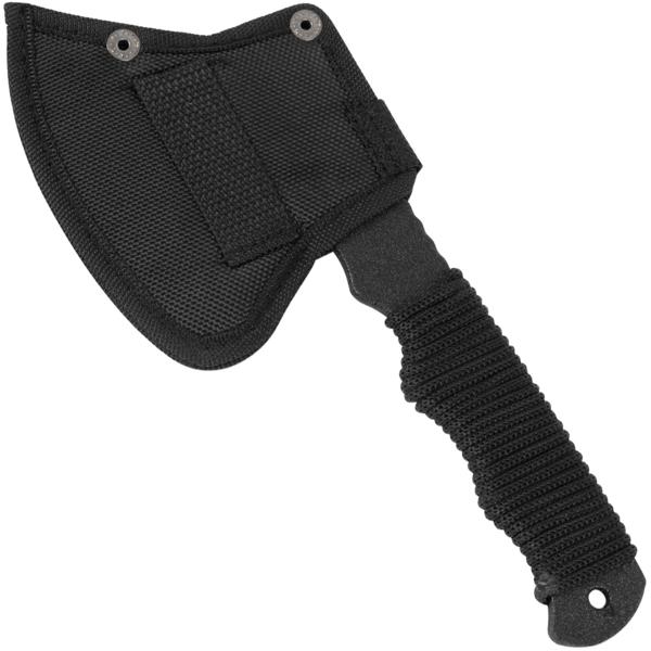 Multifunktions-Handbeil, 23,5 cm, mit Holster und Gürtelhalterung, Paracord Griffwicklung, Camping, Wandern, Survival, Axt