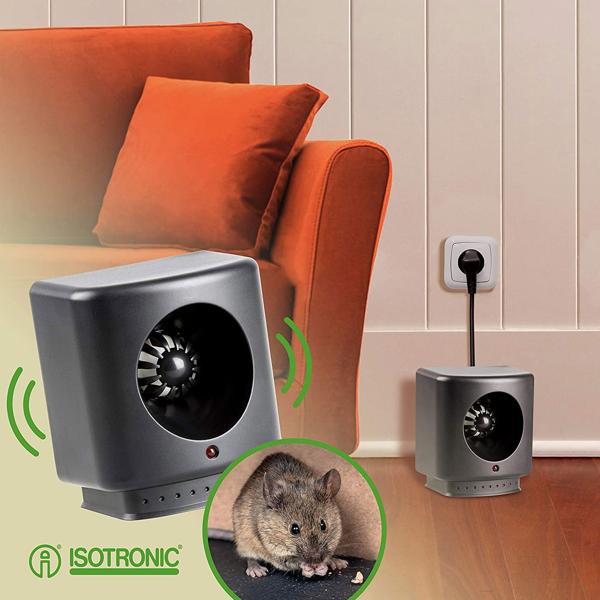 Ultraschall Mäuse- und Rattenabwehr 230V – effektiver Schutz bis 50 m² – chemiefrei, umweltfreundlich & geräuschlos – ideal für Haus, Garage & Keller