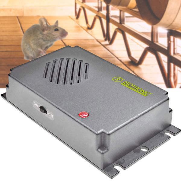 Hocheffektiver mobiler Ultraschall Vertreiber, Mäuse- und Rattenabwehr, batteriebetrieben, bis zu 40 m²