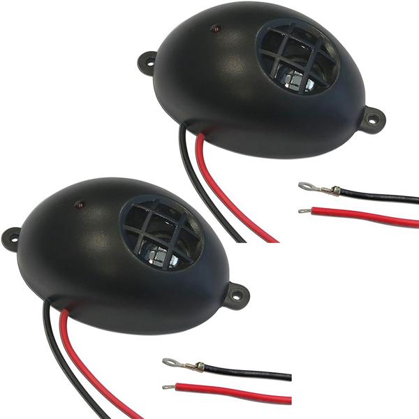 2er-Set Profi Marderabwehr Ultraschall Auto - Schützt vor Nageschäden & teuren Reparaturen - 12-24V, 140° Abstrahlwinkel, 23kHz, einfach an Autobatterie