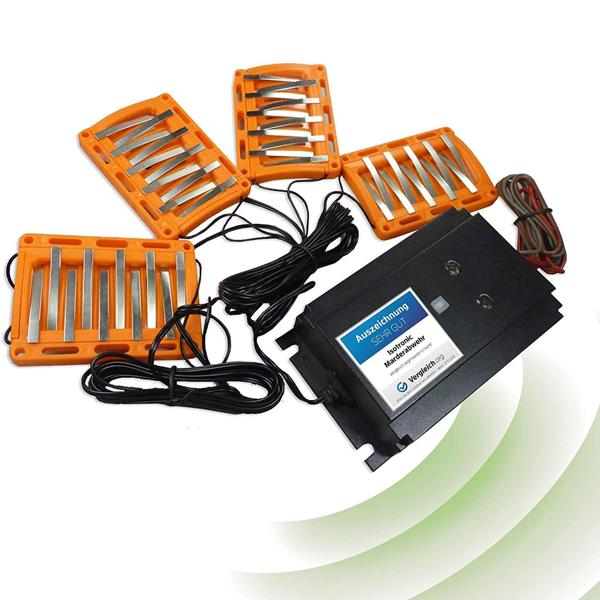 Ultimativer Marder-Schutz 3in1 – Ultraschall, Licht & elektrischer Schock, wetterfest, vertreibt Marder nachhaltig, schützt Ihr Fahrzeug