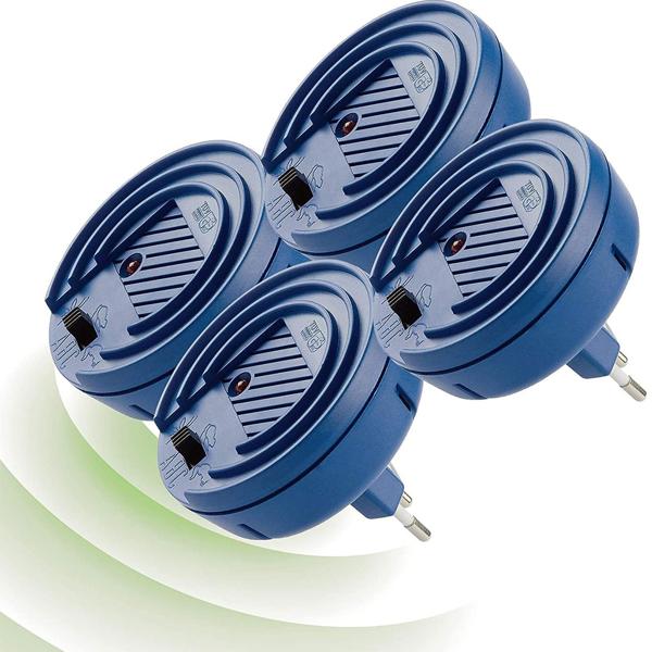 Ultraschall-Tiervertreiber, Steckdosenbetrieb, mit 3 anpassbaren Frequenzen. Wirkt gegen Mäuse, Marder, Insekten. Sicher & tierfreundlich