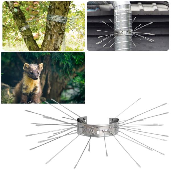 Zuverlässiger Marder-Abwehrgürtel (2er Pack) – Hält Marder von Regenrohren und Bäumen fern – Effektiver Schutz vor Schäden