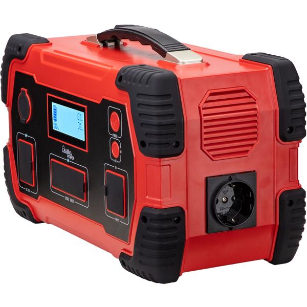 Hochleistungs-Powerstation & Solar-Generator mit 800 Wh, 230V & 12V, 1.000 Watt, 8 Anschlüsse, Überspannungsschutz