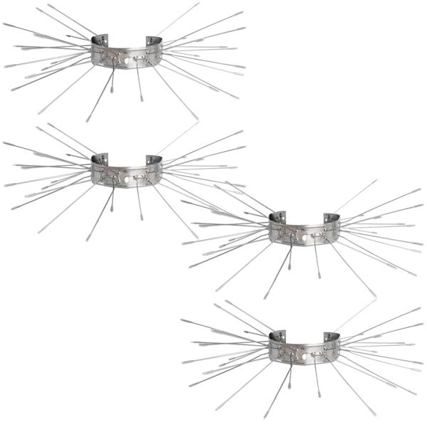 Marder-Abwehrgürtel 4er-Set – effektiver Kletterschutz für Regenrohre & Bäume – wetterfest, langlebig & einfach zu montieren – schützt zuverlässig vor Mardern