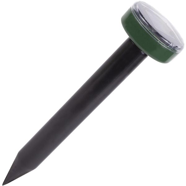 2er-Set Solar-Maulwurfvertreiber - Tierfreundliche Wühlmäuse & Maulwurf Abwehr - 400 Hz Schallwellen, 500 m² Schutz, IP44, Ø 6 x 25,5 cm