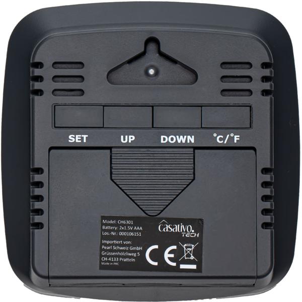 Digitales Präzisions-Thermo-Hygrometer – kalibrierbar mit LCD-Display – genaue Messung von Temperatur & Luftfeuchtigkeit – ideal für Zuhause, Büro & Garten