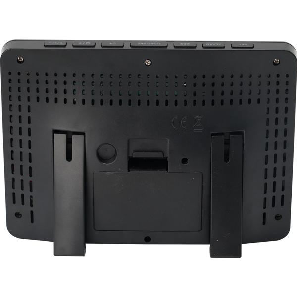 Profi Funk-Wetterstation mit 3 Aussensensoren  - Behalten Sie 4 Zonen im Blick für maximale Übersicht & Kontrolle - inkl. Funkwecker & XL-Display