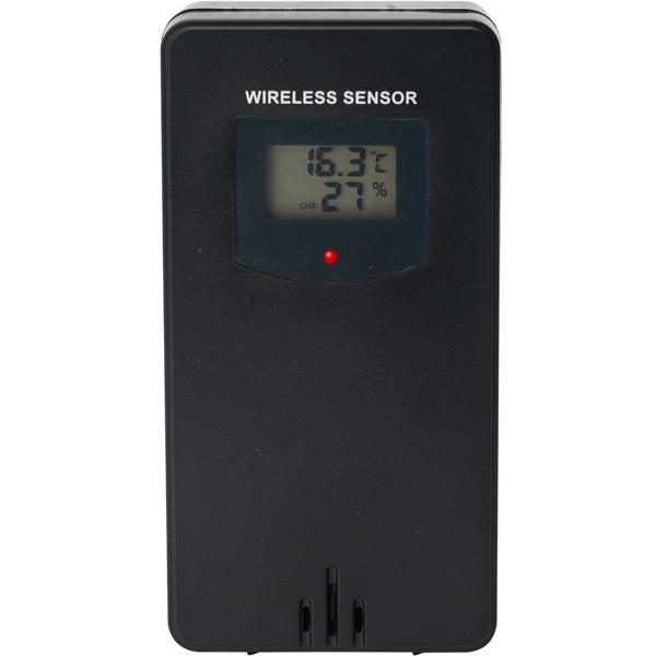 Profi Funk-Wetterstation mit 3 Aussensensoren  - Behalten Sie 4 Zonen im Blick für maximale Übersicht & Kontrolle - inkl. Funkwecker & XL-Display